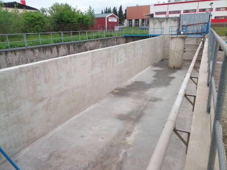 Sanace nádrže ČOV